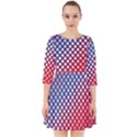 Dots Red White Blue Gradient Smock Dress View1