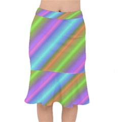 Background Course Abstract Pattern Mermaid Skirt by BangZart