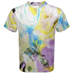 Watercolour Watercolor Paint Ink Men s Cotton Tee by BangZart