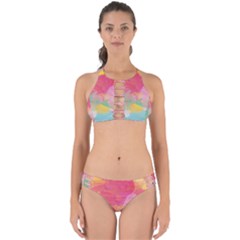 Watercolour Gradient Perfectly Cut Out Bikini Set