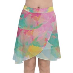 Watercolour Gradient Chiffon Wrap