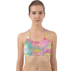 Watercolour Gradient Back Web Sports Bra