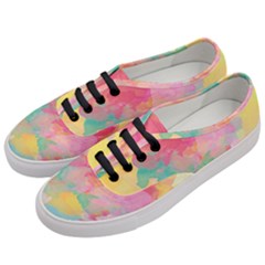 Watercolour Gradient Women s Classic Low Top Sneakers