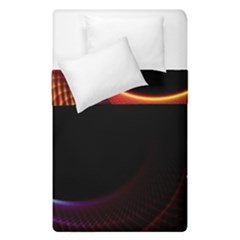 Grid Bent Vibration Ease Bend Duvet Cover Double Side (single Size) by BangZart