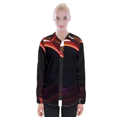 Grid Bent Vibration Ease Bend Womens Long Sleeve Shirt