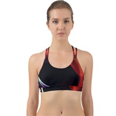 Grid Bent Vibration Ease Bend Back Web Sports Bra