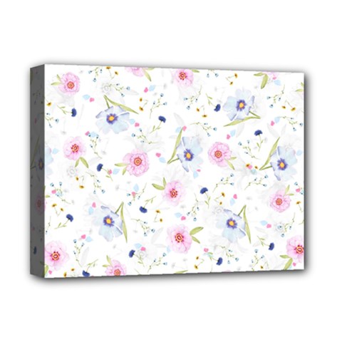 Floral Pattern Background Deluxe Canvas 16  X 12   by BangZart