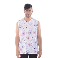 Floral Pattern Background Men s Basketball Tank Top by BangZart