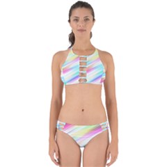 Background Course Abstract Pattern Perfectly Cut Out Bikini Set