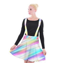 Background Course Abstract Pattern Suspender Skater Skirt