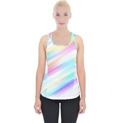 Background Course Abstract Pattern Piece Up Tank Top