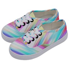 Background Course Abstract Pattern Kids  Classic Low Top Sneakers