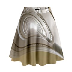 Staircase Berlin Architecture High Waist Skirt by BangZart