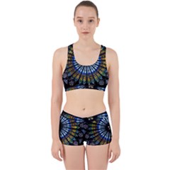 Rose Window Strasbourg Cathedral Work It Out Sports Bra Set