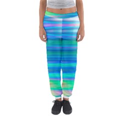 Wave Rainbow Bright Texture Women s Jogger Sweatpants by BangZart