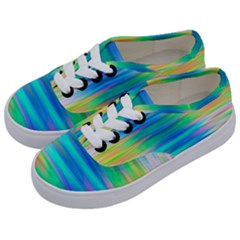 Wave Rainbow Bright Texture Kids  Classic Low Top Sneakers