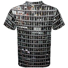 Skyscraper Glass Facade Offices Men s Cotton Tee by BangZart