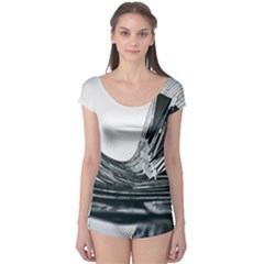 Architecture Modern Skyscraper Boyleg Leotard  by BangZart