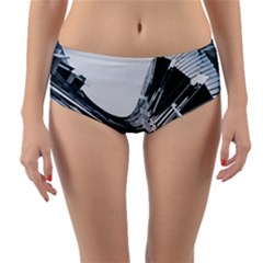 Architecture Modern Skyscraper Reversible Mid-waist Bikini Bottoms by BangZart