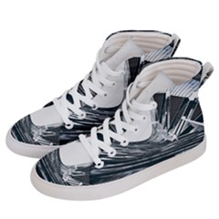 Architecture Modern Skyscraper Women s Hi-top Skate Sneakers by BangZart