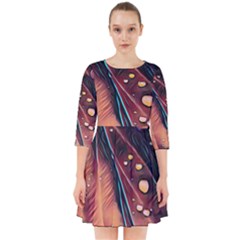 Abstract Wallpaper Images Smock Dress