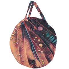 Abstract Wallpaper Images Giant Round Zipper Tote