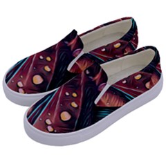 Abstract Wallpaper Images Kids  Canvas Slip Ons