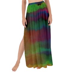 Watercolour Color Background Maxi Chiffon Tie-up Sarong