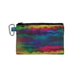 Watercolour Color Background Canvas Cosmetic Bag (small)