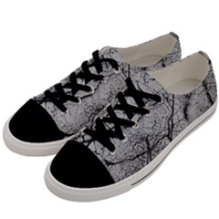 Abstract Background Texture Grey Men s Low Top Canvas Sneakers