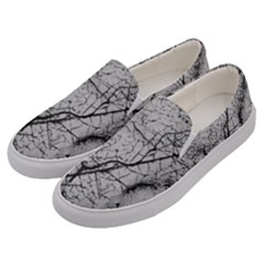 Abstract Background Texture Grey Men s Canvas Slip Ons