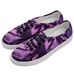 Shiny Purple Silk Royalty Women s Classic Low Top Sneakers by BangZart