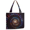 Stained Glass Spiral Circle Pattern Mini Tote Bag View2