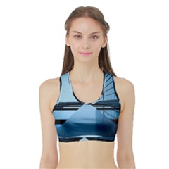 Architecture Modern Building Facade Sports Bra With Border by BangZart