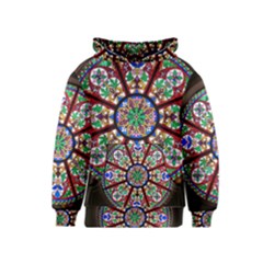 Church Window Window Rosette Kids  Pullover Hoodie by BangZart