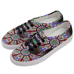 Church Window Window Rosette Women s Classic Low Top Sneakers