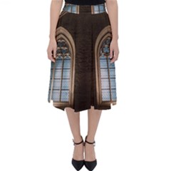 Church Window Church Folding Skater Skirt