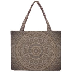 Background Mandala Mini Tote Bag by BangZart