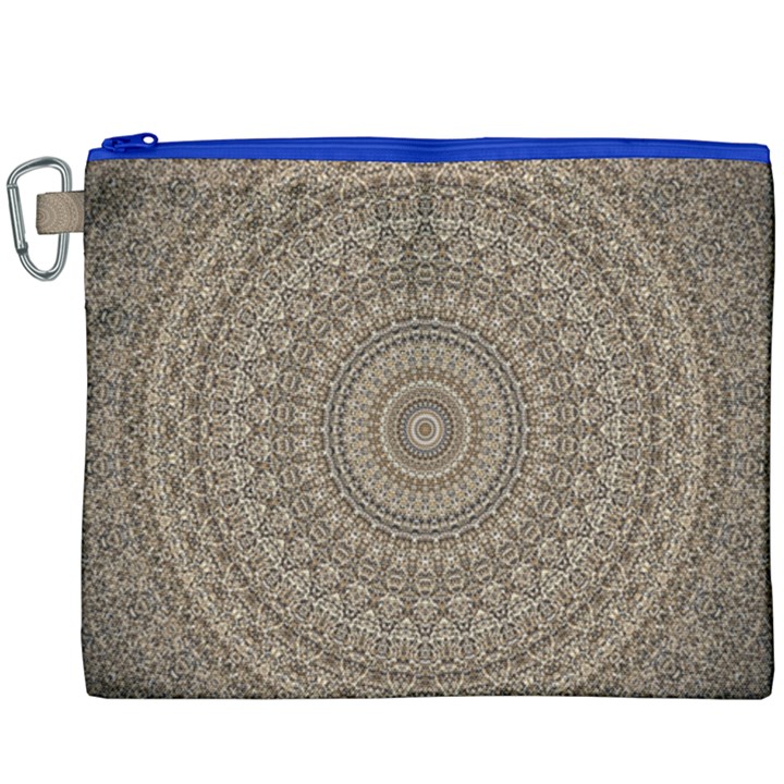 Background Mandala Canvas Cosmetic Bag (XXXL)