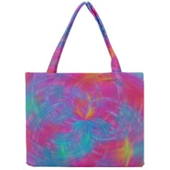 Abstract Fantastic Fractal Gradient Mini Tote Bag by BangZart