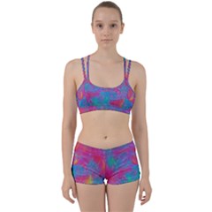 Abstract Fantastic Fractal Gradient Women s Sports Set