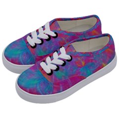 Abstract Fantastic Fractal Gradient Kids  Classic Low Top Sneakers