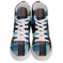 Glass Facade Colorful Architecture Men s Hi-Top Skate Sneakers View1