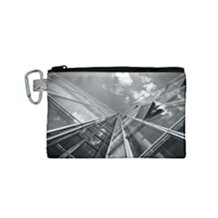 Architecture Skyscraper Canvas Cosmetic Bag (small)