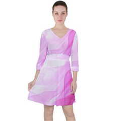 Material Ink Artistic Conception Ruffle Dress