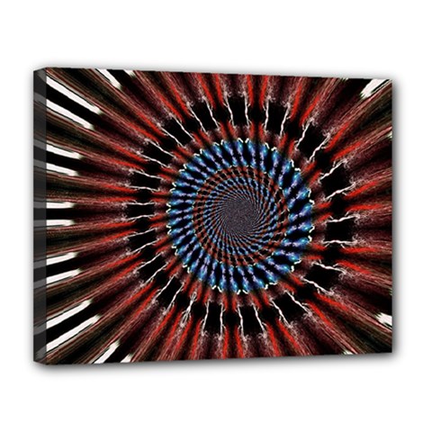 The Fourth Dimension Fractal Noise Canvas 14  X 11  by BangZart