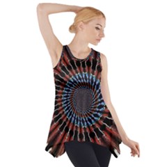 The Fourth Dimension Fractal Noise Side Drop Tank Tunic by BangZart