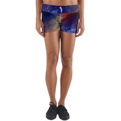 Colorful Pattern Color Course Yoga Shorts