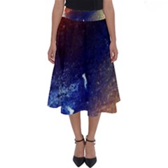 Colorful Pattern Color Course Perfect Length Midi Skirt