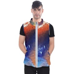 Colorful Pattern Color Course Men s Puffer Vest